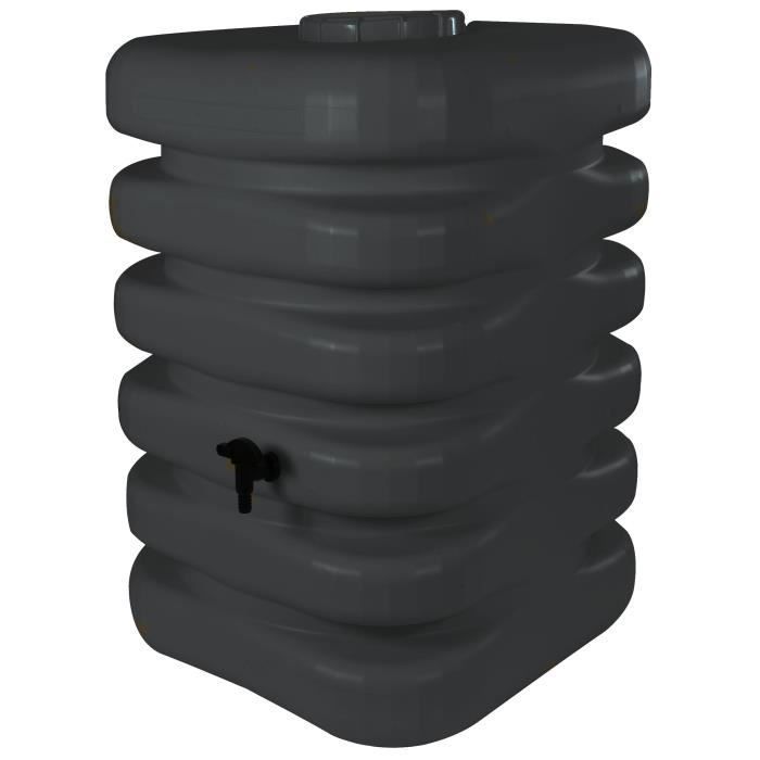 Récupérateur d'eau - BELLI - Cubique - 350 litres - Anthracite