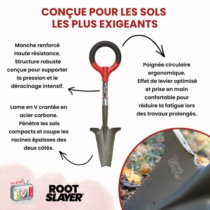 VENTEO – Miniexcavadora compacta para jardín | Herramienta multifuncional robusta de acero endurecido | Excavación versátil inspirada en herramientas profesionales