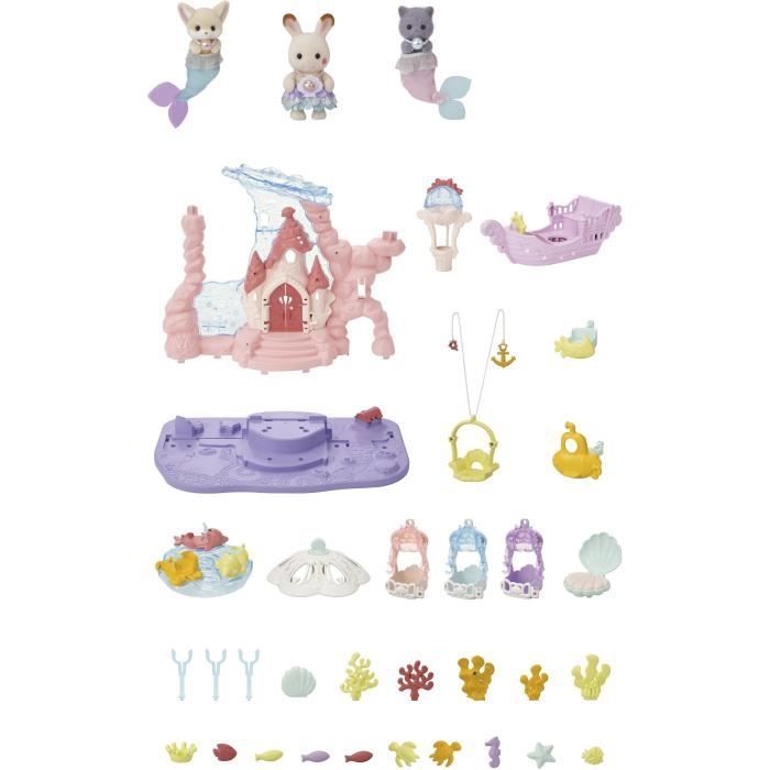 Statuette in miniatura - SYLVANIAN FAMILIES - 5701 - Il Castello della Sirena