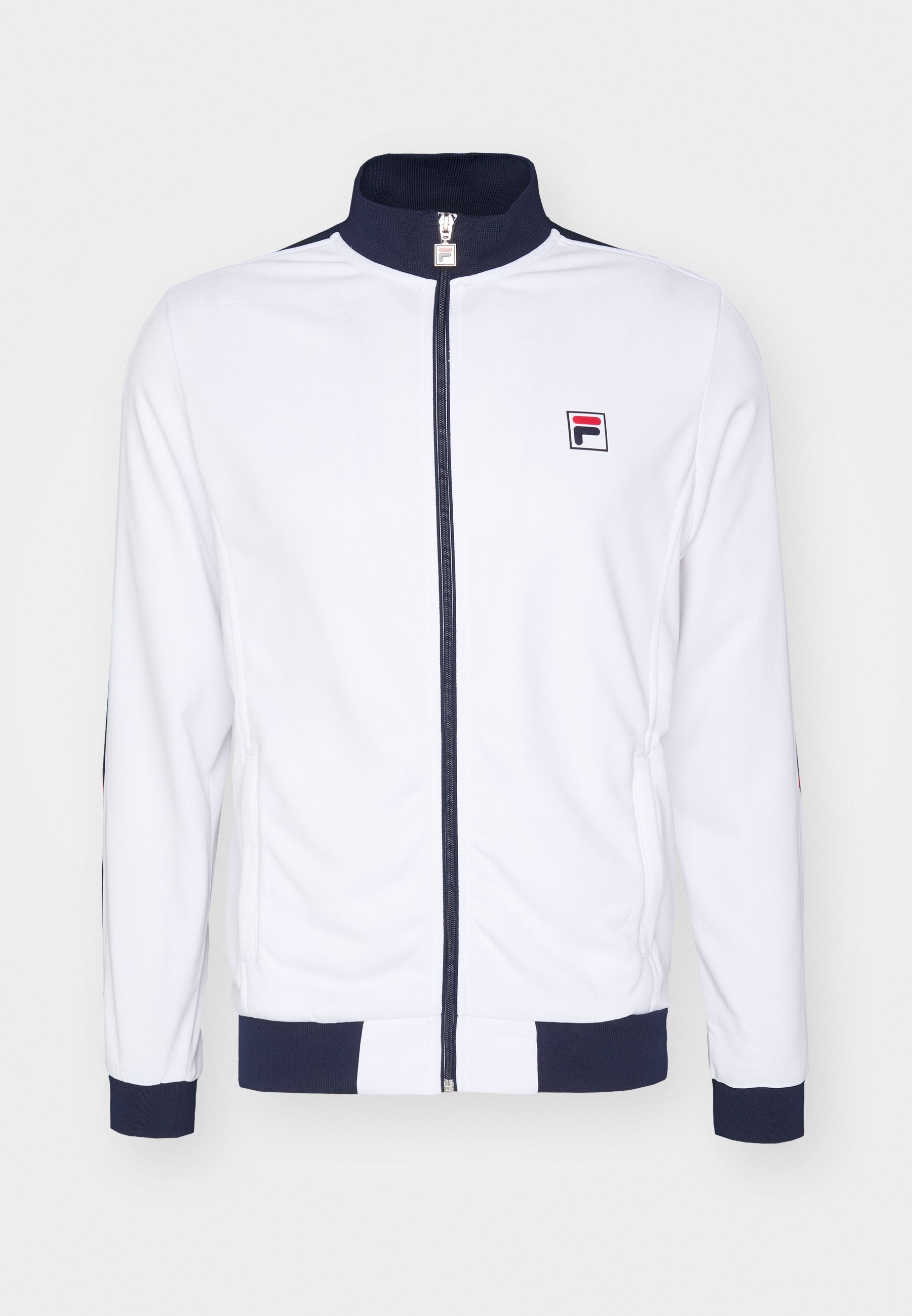 Fila JACKET MANUEL - Giacca da allenamento - bianco/blu navy