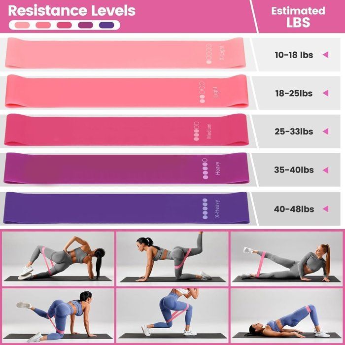Kit de Pilates Fitness - 13 piezas - Morado - Resistencia - Principiante - Compacto