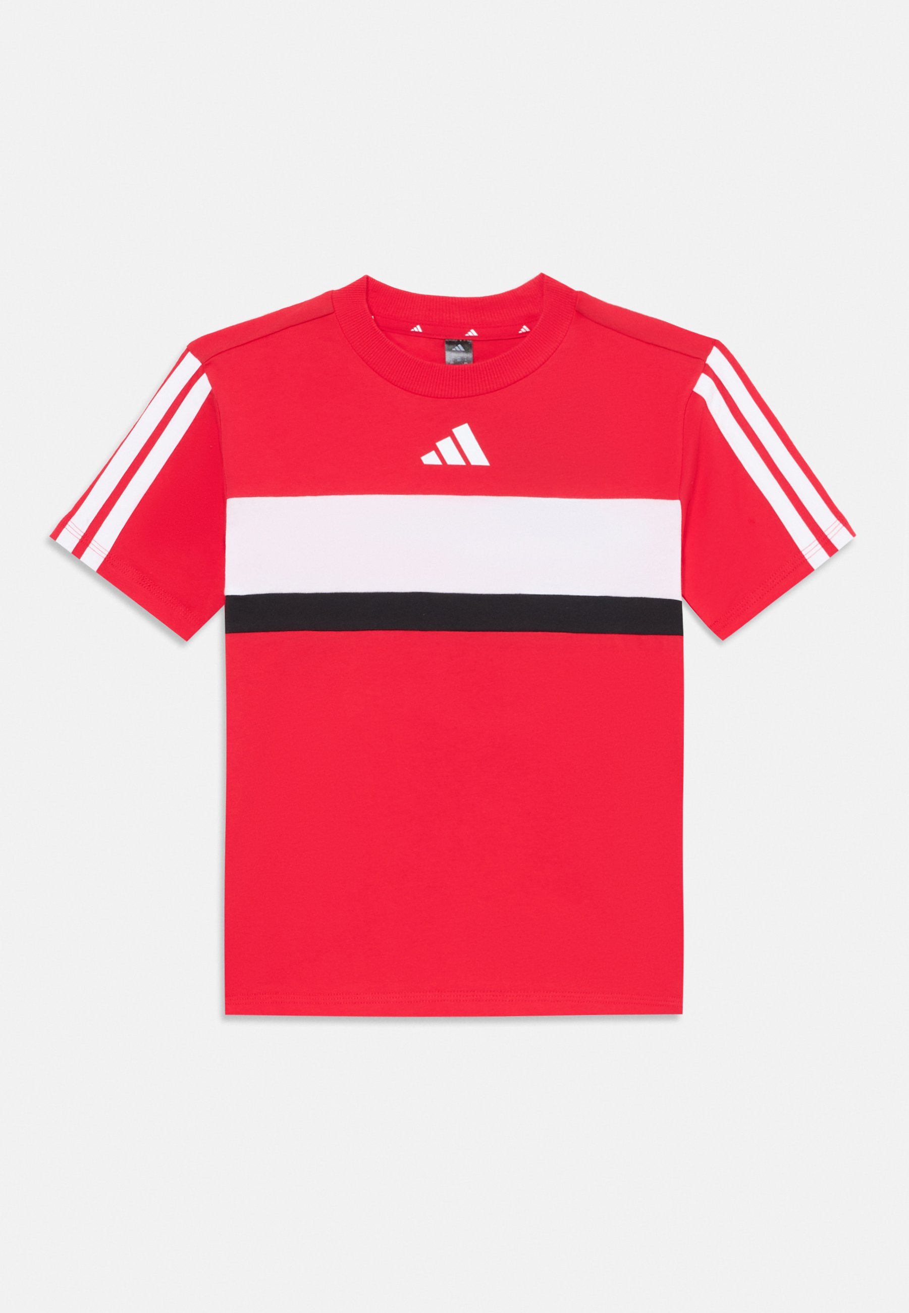 adidas Performance TIBERIO JUNIOR UNISEX - T-shirt met print - puur robijnrood/wit