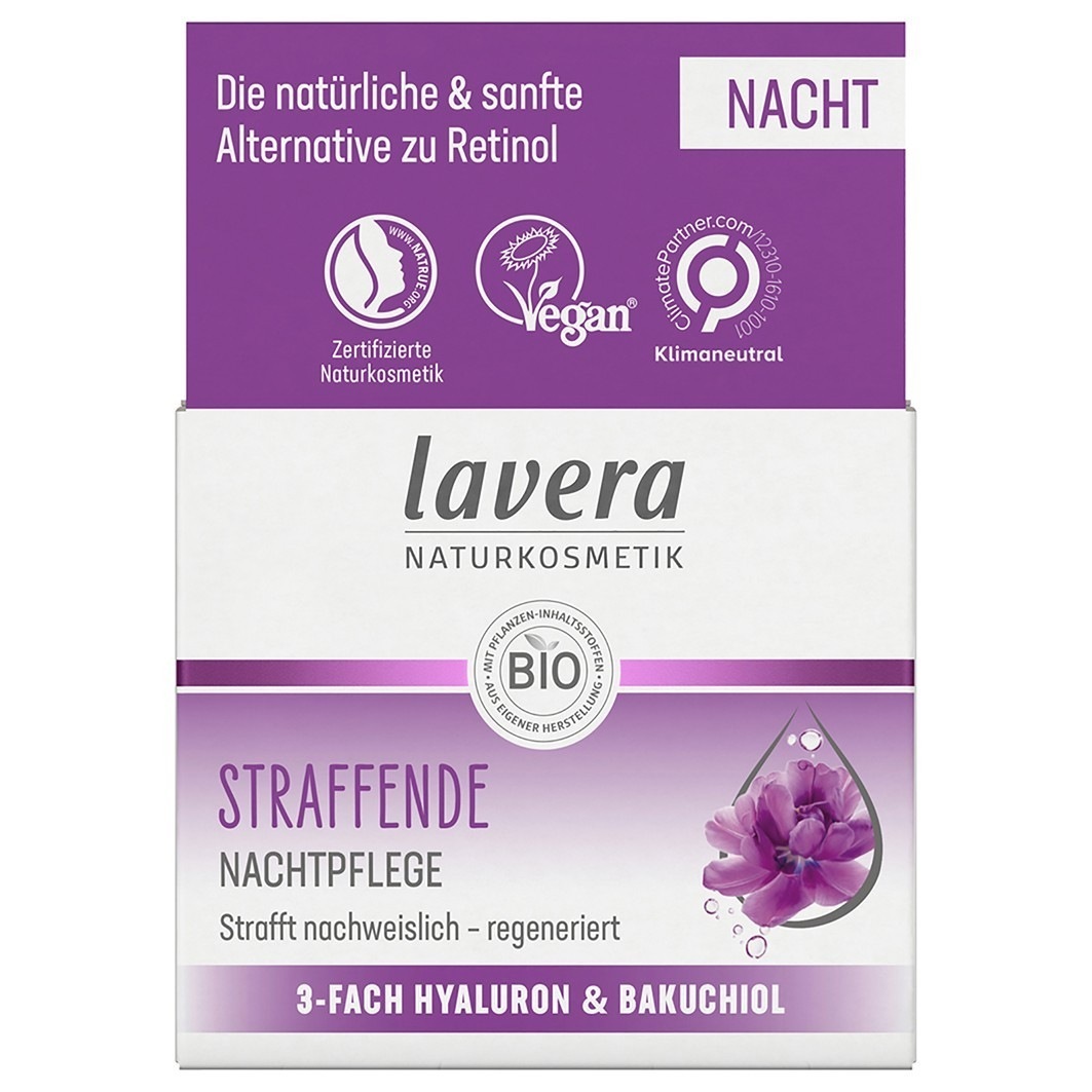 lavera nachtcreme 3-flash Hyaluron & Bakuchiol - 50 ml