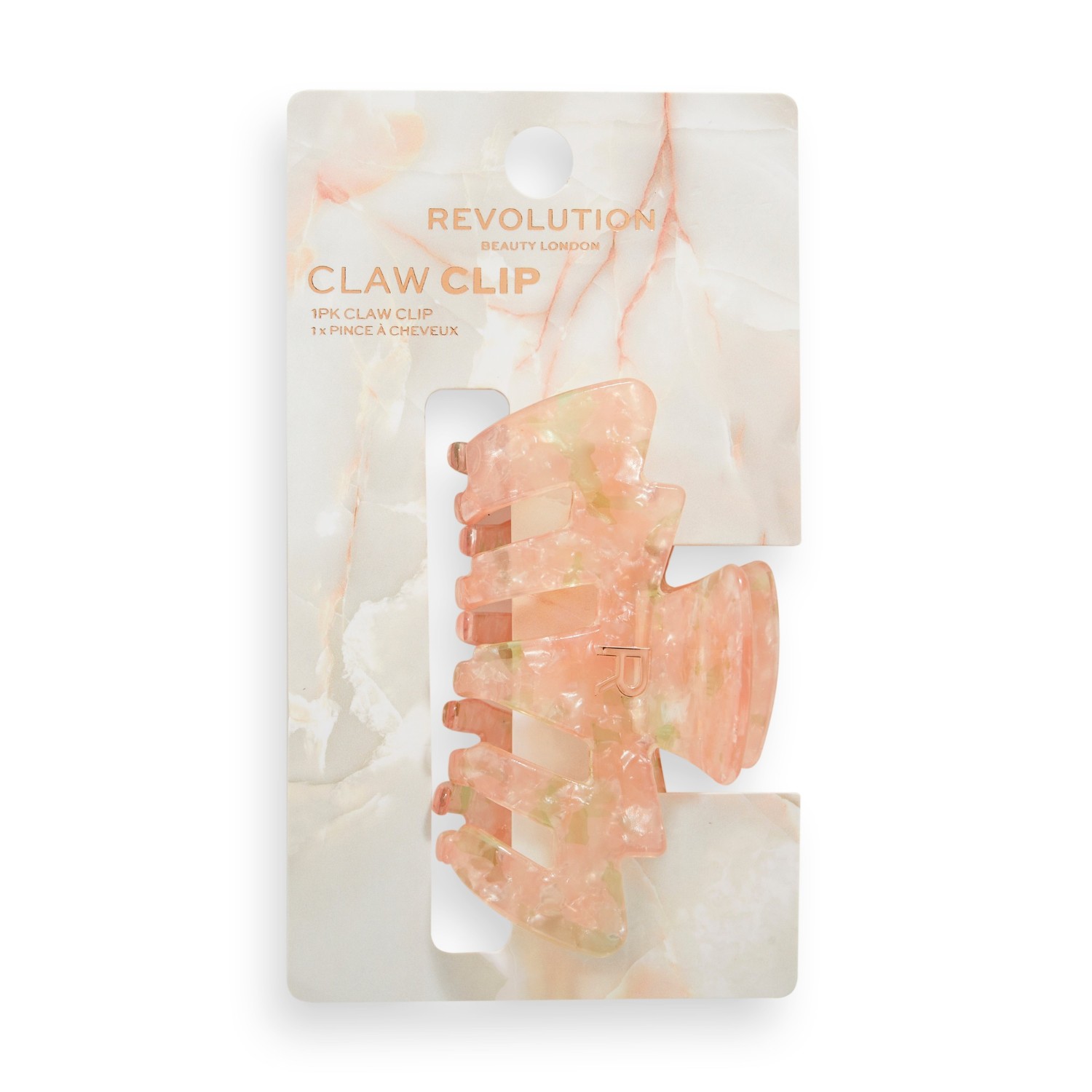 Revolution Hair Revolution 1pk Acetate Claw Clip Fashion Pink
