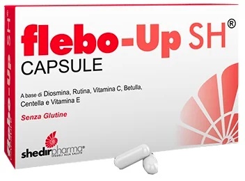 FLEBO-UP Flebo-Up SH Suplemento alimentar para o sistema circulatório 30 cápsulas Auxilia a circulação sanguínea