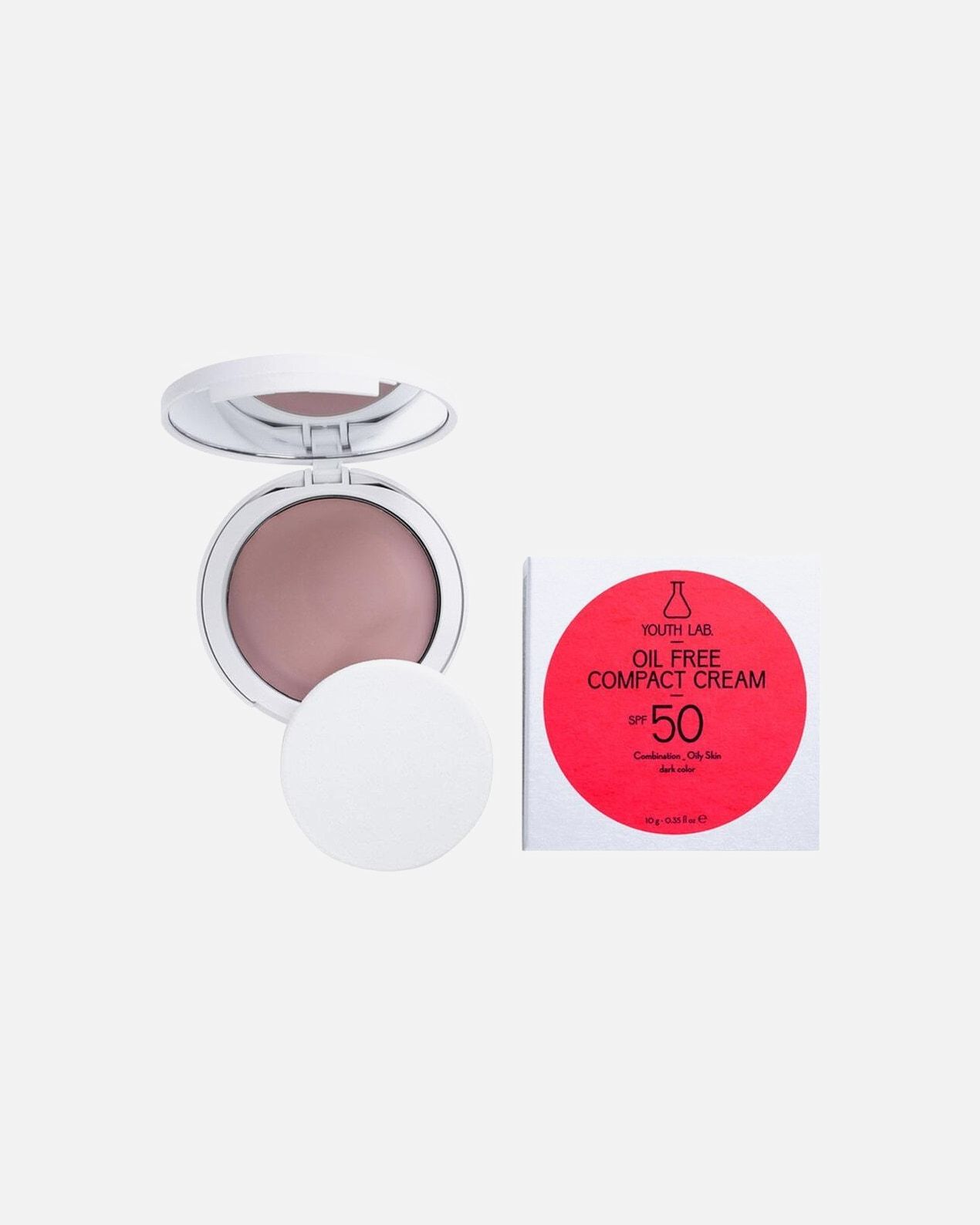 LABORATORIJ MLADIH. Camouflage-Creme, ölfrei, Kompaktcreme LSF 50 – 10 g