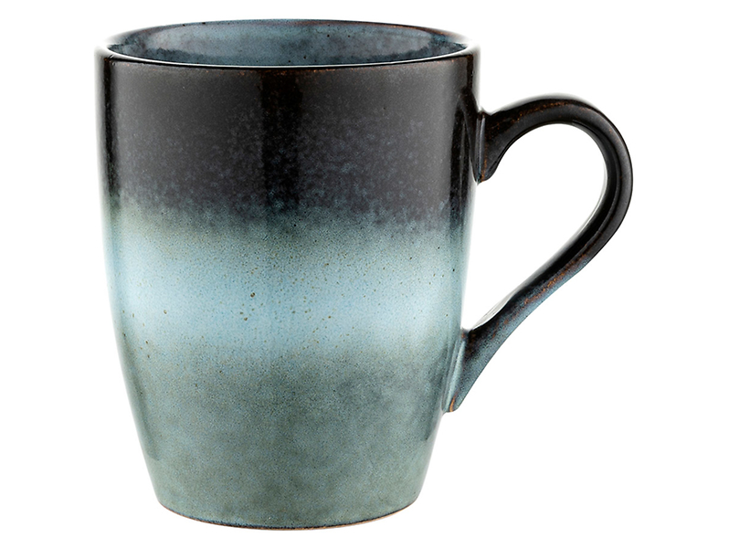 Kubek ceramiczny Marina 400 ml szaro-niebieski