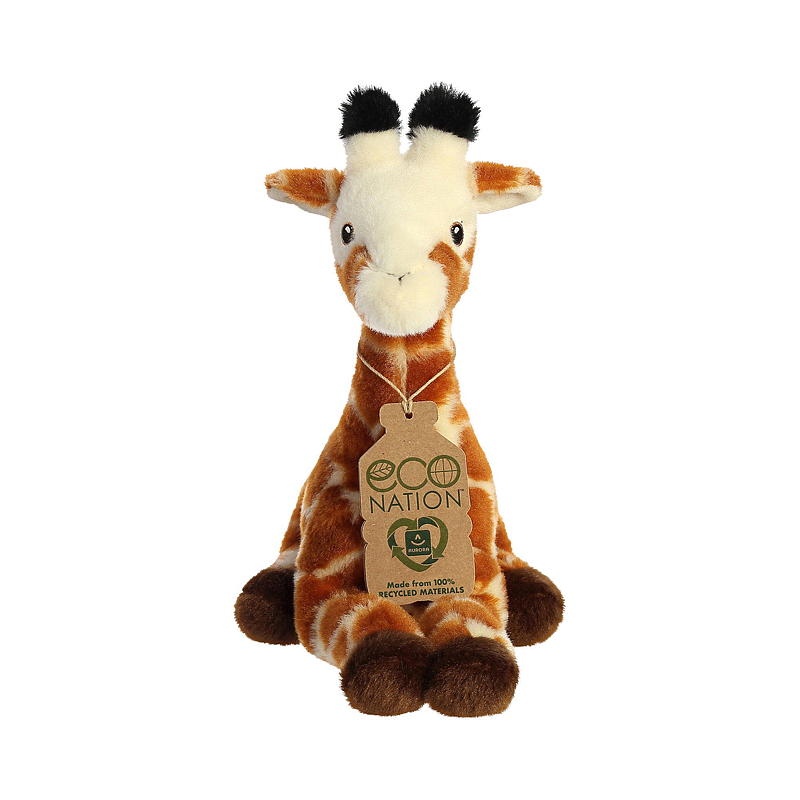 Peluche FunToys, giraffa, 20 cm, ecologico