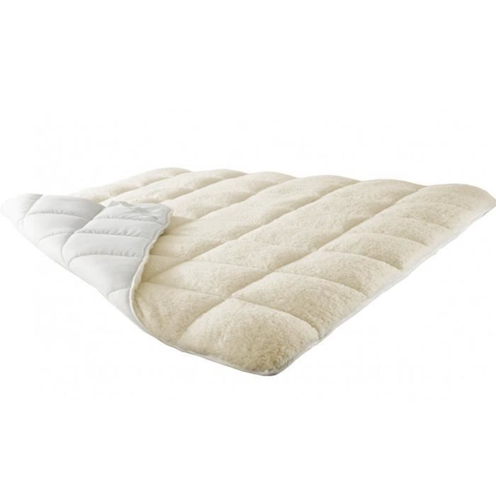 Cubrecolchón suave de 180x200 mm | 2 cm de grosor | Microfibra de alta calidad | Funda de tela Sherpa transpirable