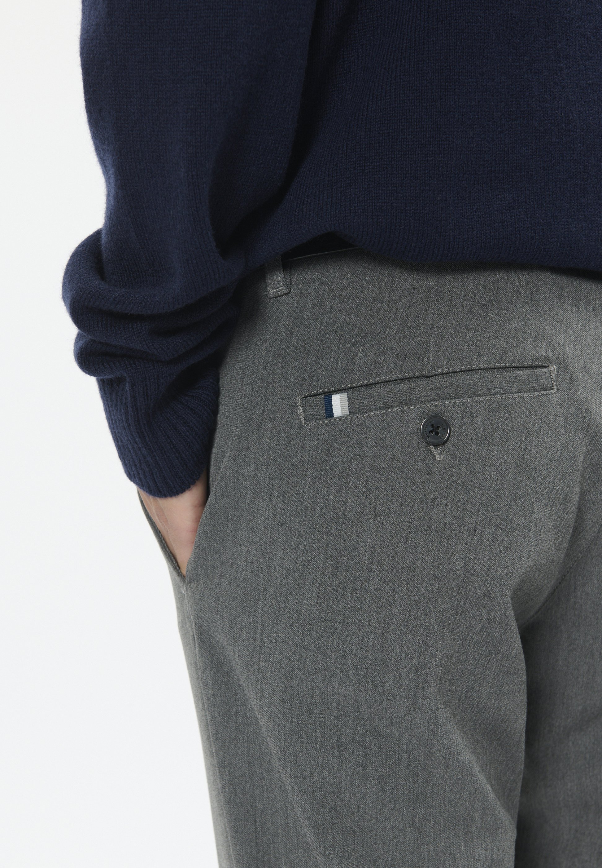 Chinos Matinique - gris chiné moyen