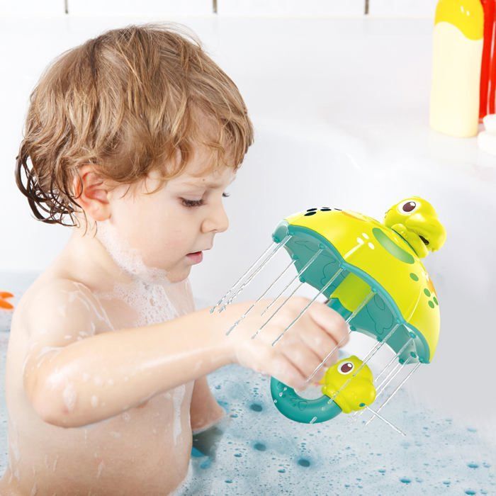 Bath Dinosaur with Waterfall & Sprinkler - Interactive Baby Toy 1+ Years, Water Toy for Bathtub and Shower