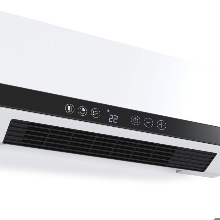 Chauffage mural céramique - TRISTAR - KA-5210 - 2000 W - Programmable - Télécommande incluse