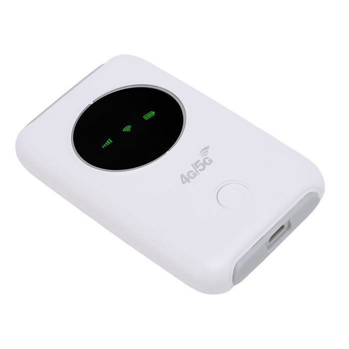 Point d'accès WiFi mobile 4G/5G portable, 300 Mbps avec écran LED couleur, routeur WiFi pour voyage
