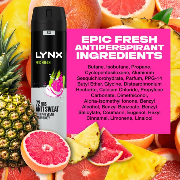 Lynx Antitranspirant-Deodorant-Aerosol Epic Fresh 250 ml