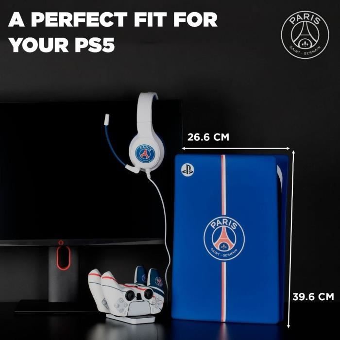 Cover protettiva - KONIX - PSG - PS5 Slim - Silicone - Antiurto - Antigraffio - Blu