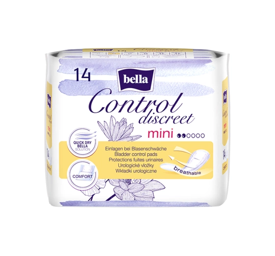 Bella Control Discreet Mini wkładki urologiczne 14 sztuk