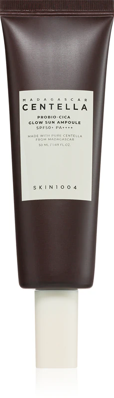 SKIN1004 Madagascar Centella Probio-Cica Glow Sun Ampoule – ein schützendes Serum, das die Schutzbarriere der Haut erneuert.
