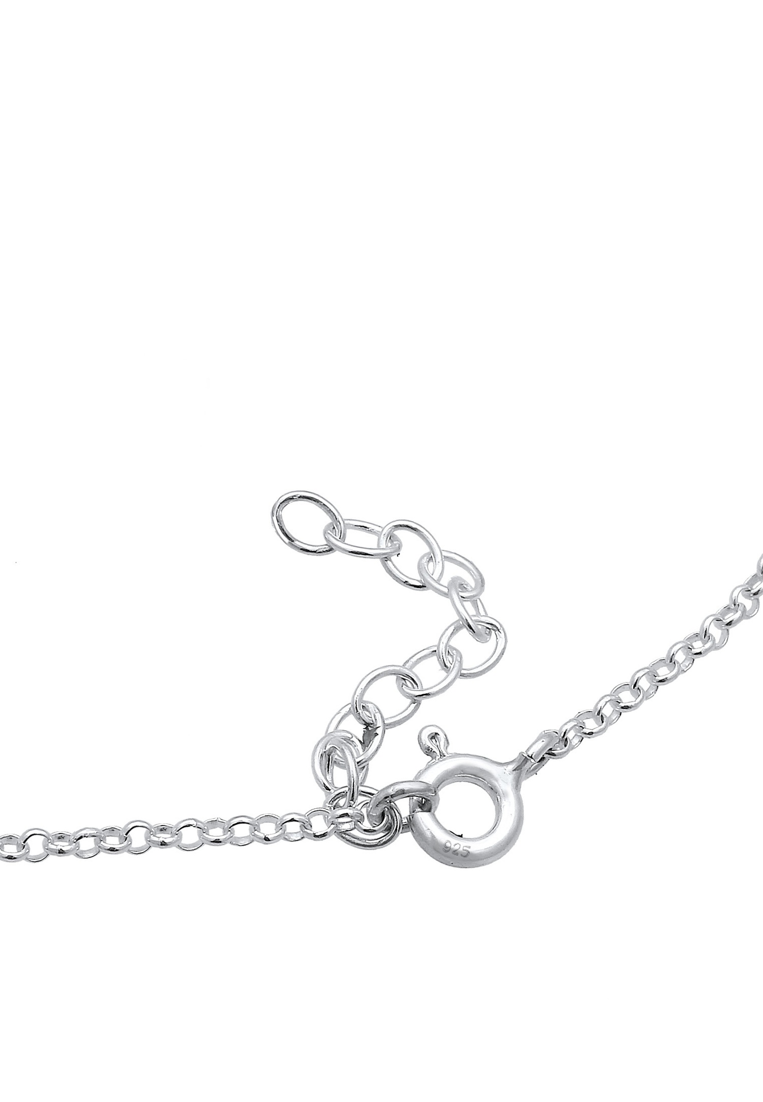 Elli Femmes collier à pois plume BettelBoho look en argent sterling 925