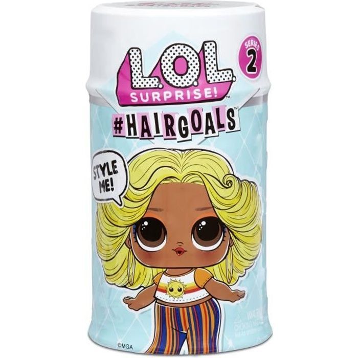 LOL Surprise Hairgoals 2 - Mini muñecas con cabello y accesorios - 7,5 cm