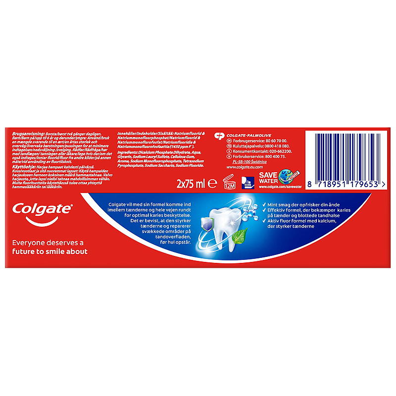 Colgate Zahnpasta 2er-Pack mit Löchern im Mund Colgate