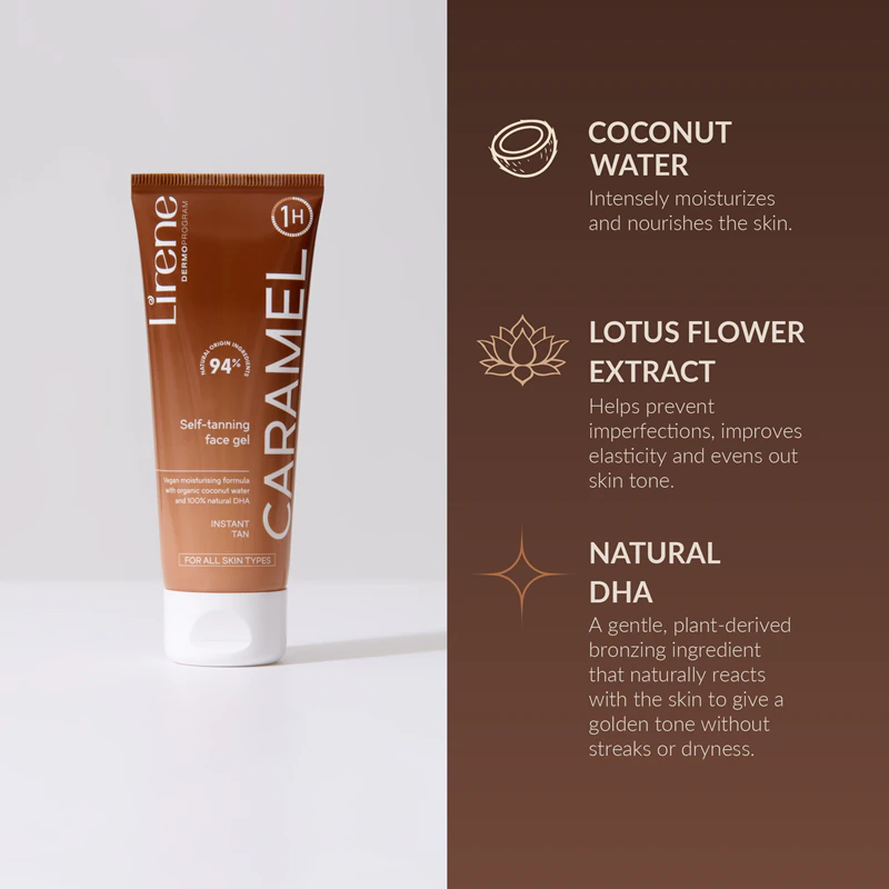 Lirene Perfect Tan zelfbruinende gezichtsgel