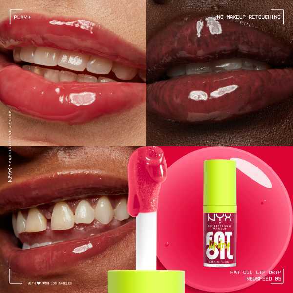 „Nyx Professional Makeup Fat Oil“ lūpų blizgis – naujienų srautas