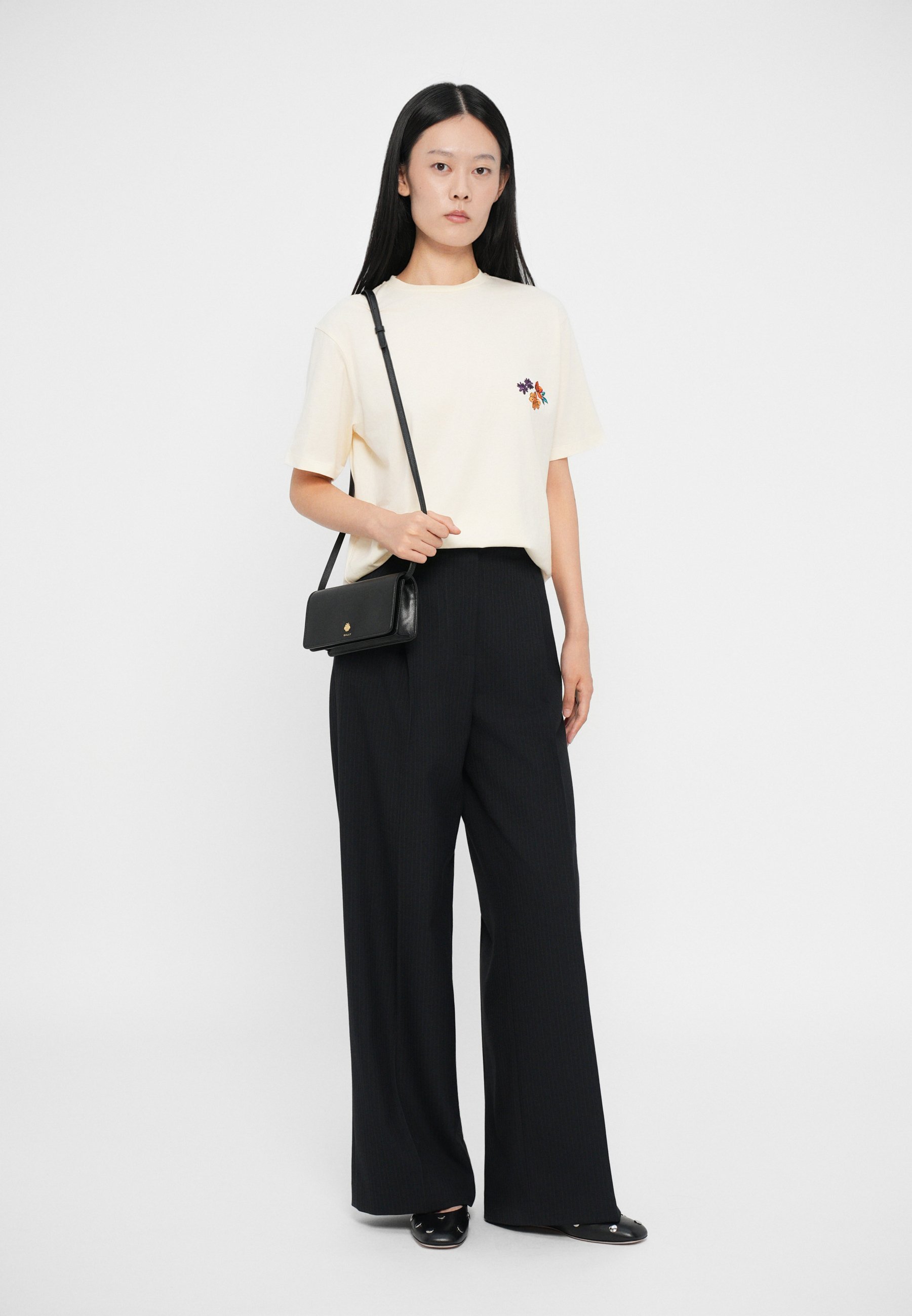 Bally Print T-shirt - bone