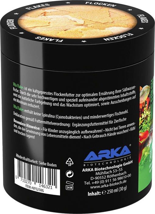 Microbe-Lift Vita Flakes VFS250G - Flocons nourriture pour poissons 30 g