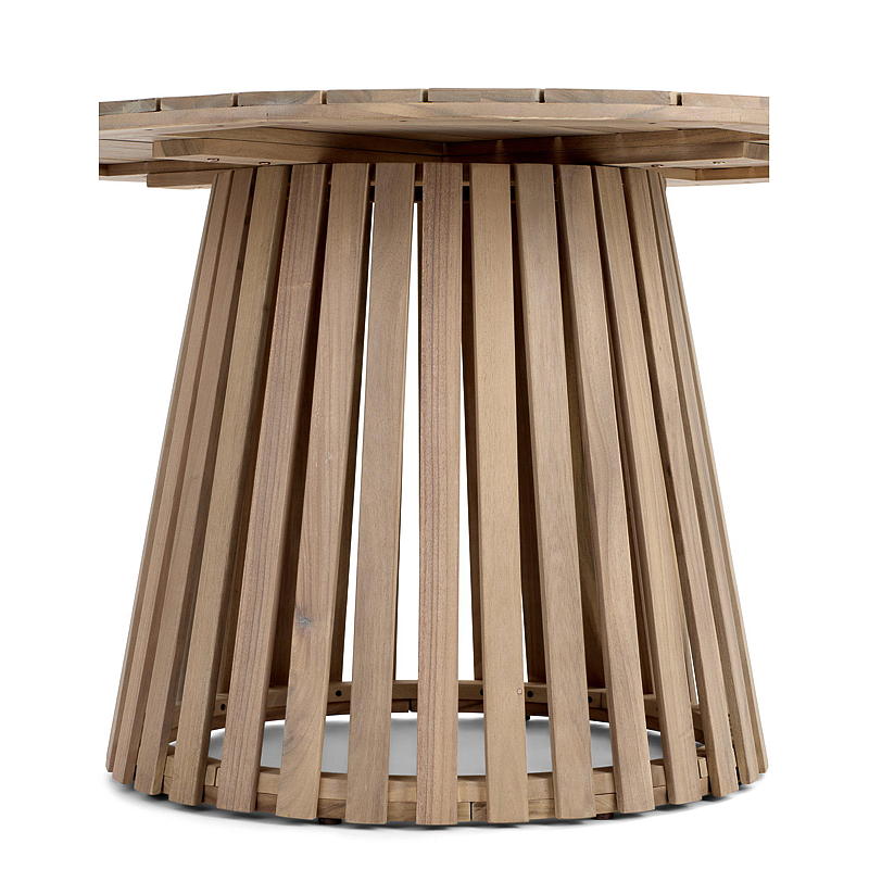 Spisebord ø 120 cm, akasie, Rollo