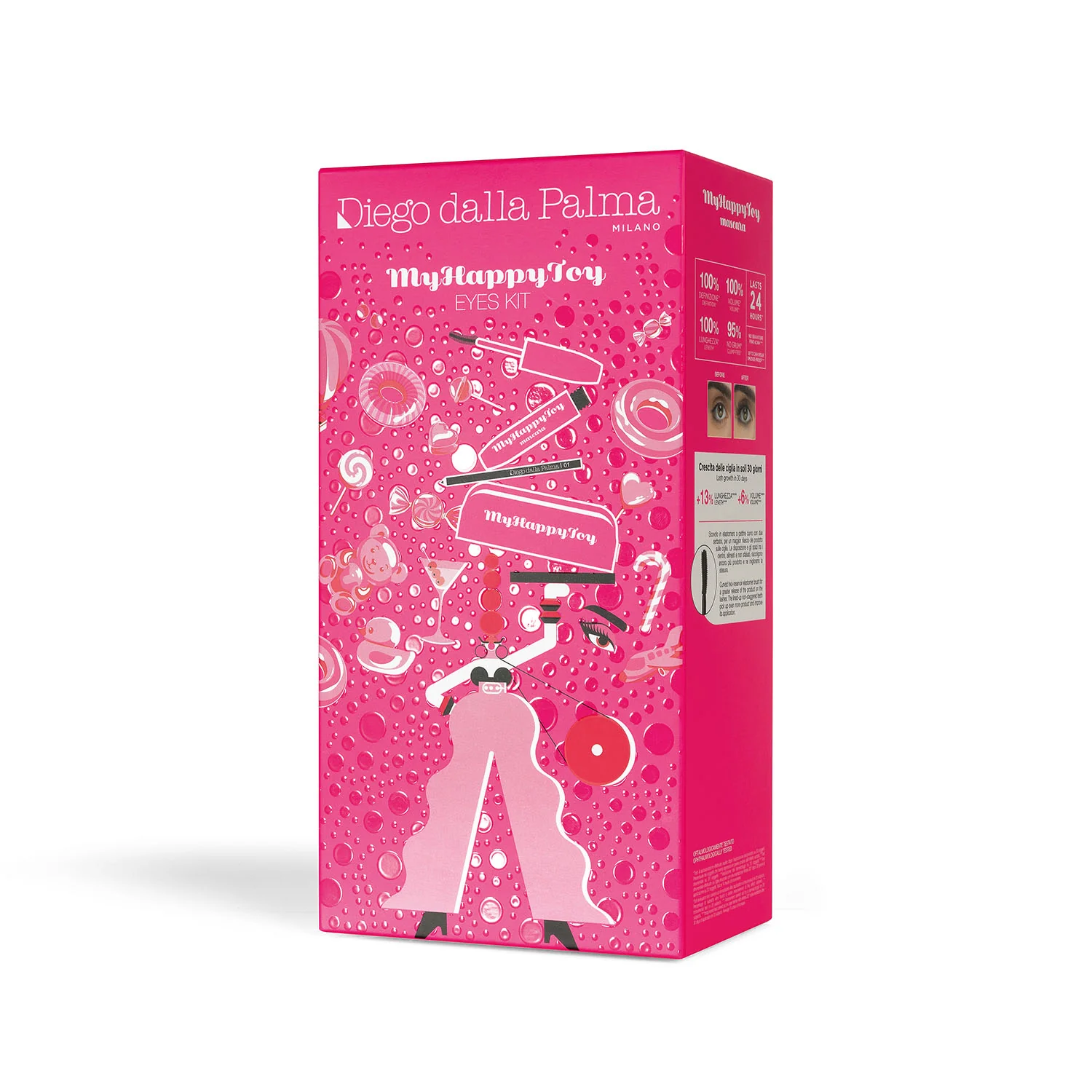 Occhi Kit Myhappytoy Mascara - Cofanetto Make Up, Mascara, Matita occhi