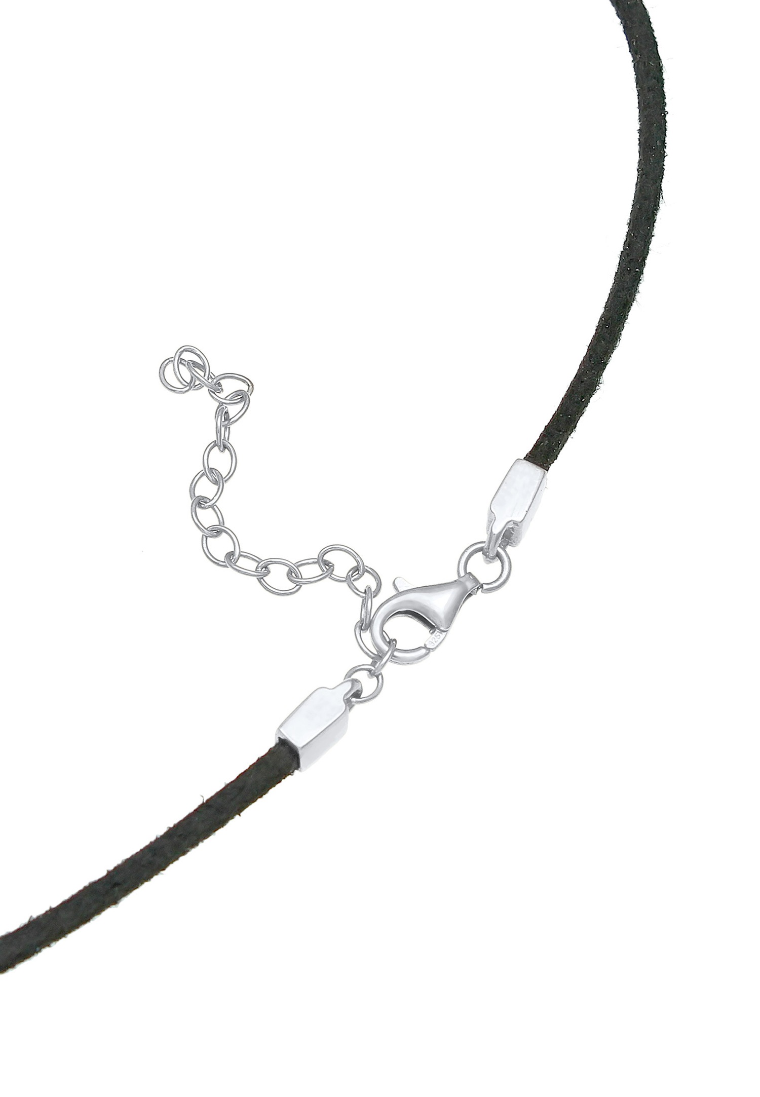 Elli Cuir synthétique avec zircone en argent sterling 925, symbole de l'infini