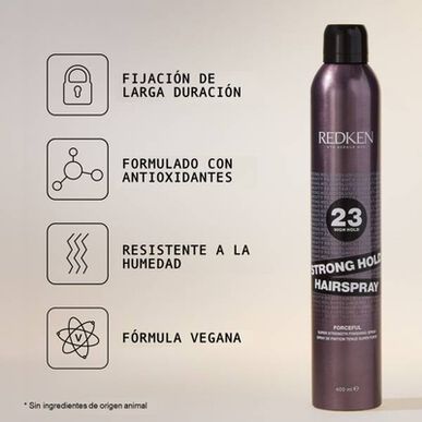 Redken Strong Hold -hiuslakka Forceful 23 High Hold Super Resistant Anti-Frizz -hiuslakka 400 ml