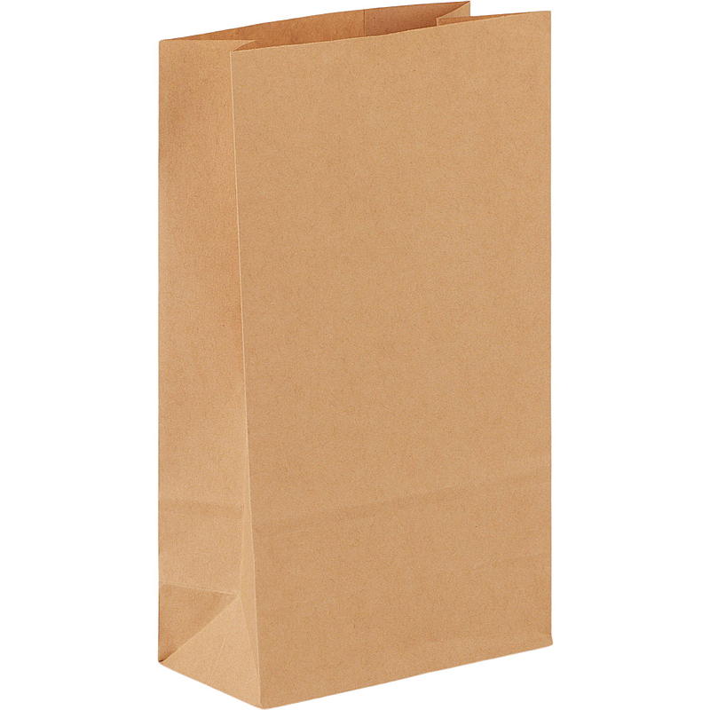 Hjem Papirpose 6 stk. 20x11 cm Kraftpapir