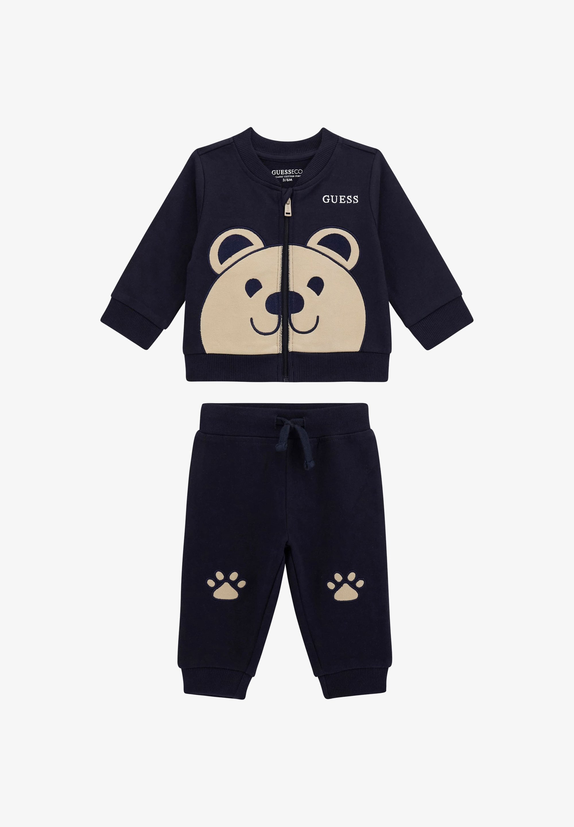 Guess BABY SET ACTIVE - Sweatshirt met rits - stijlvol blauw