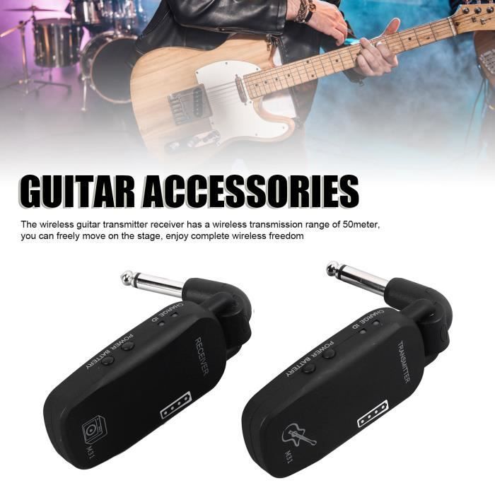 Sistema Transceptor Sem Fio para Guitarra Elétrica Mothinessto, Compatível com 50 Instrumentos de Guitarra