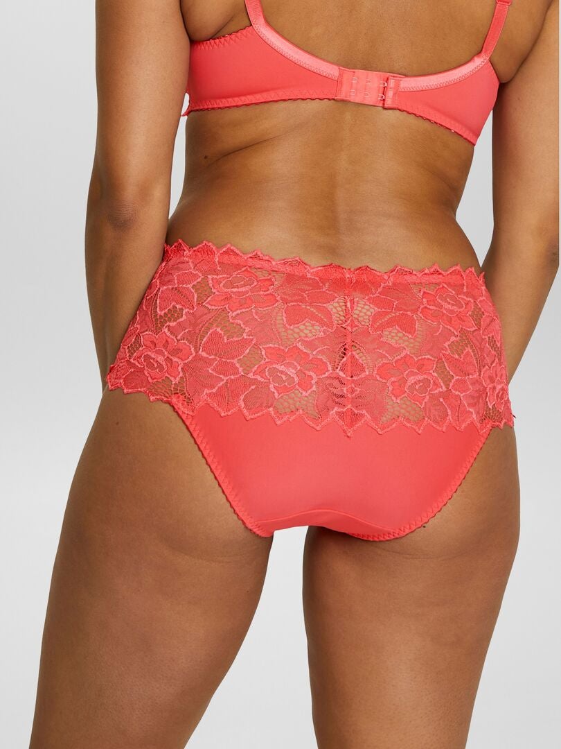 'Sans Complexe' Kanten Slipje - ROZE