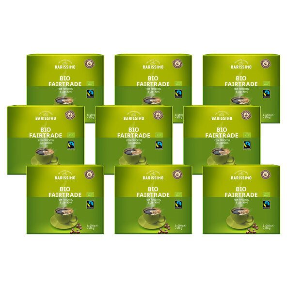 Cafea pudră organică Fairtrade, 18 x 250 g