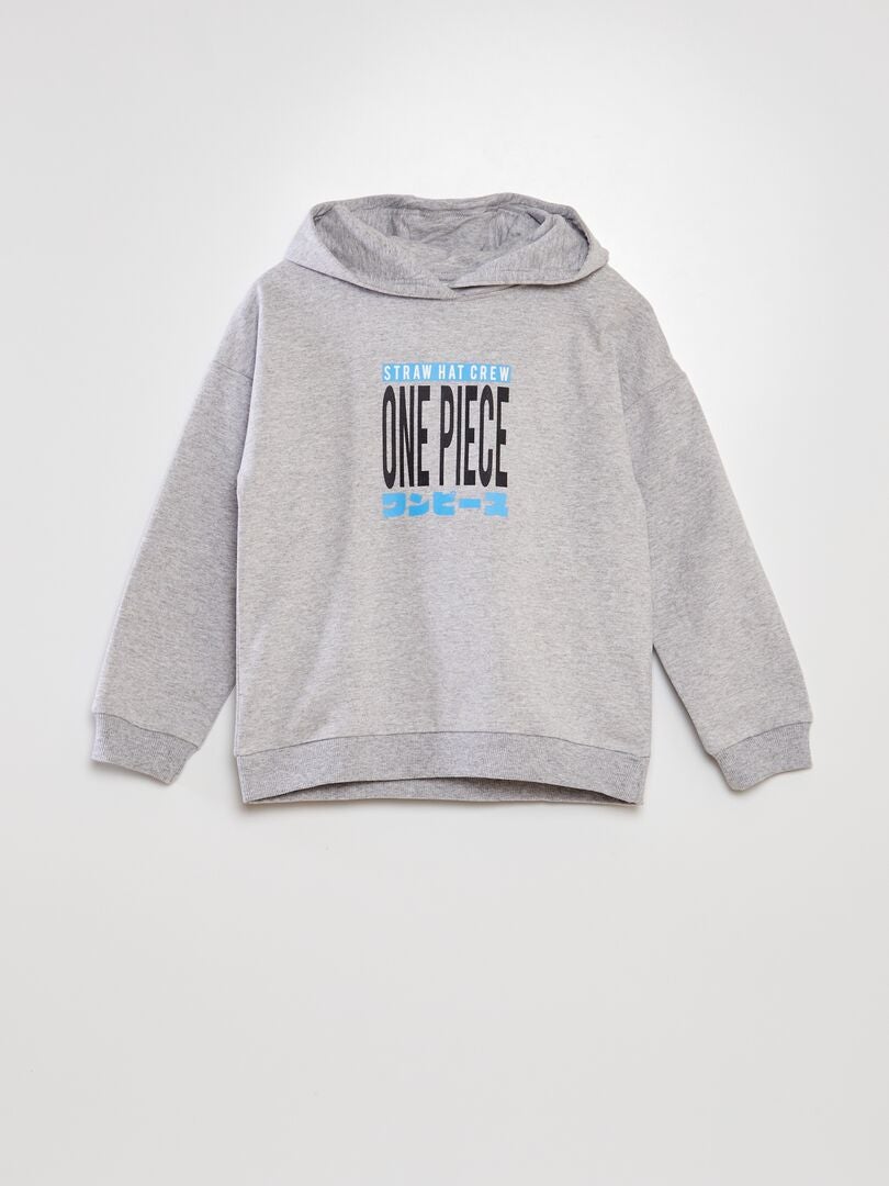 One Piece Hoodie - GRIJS