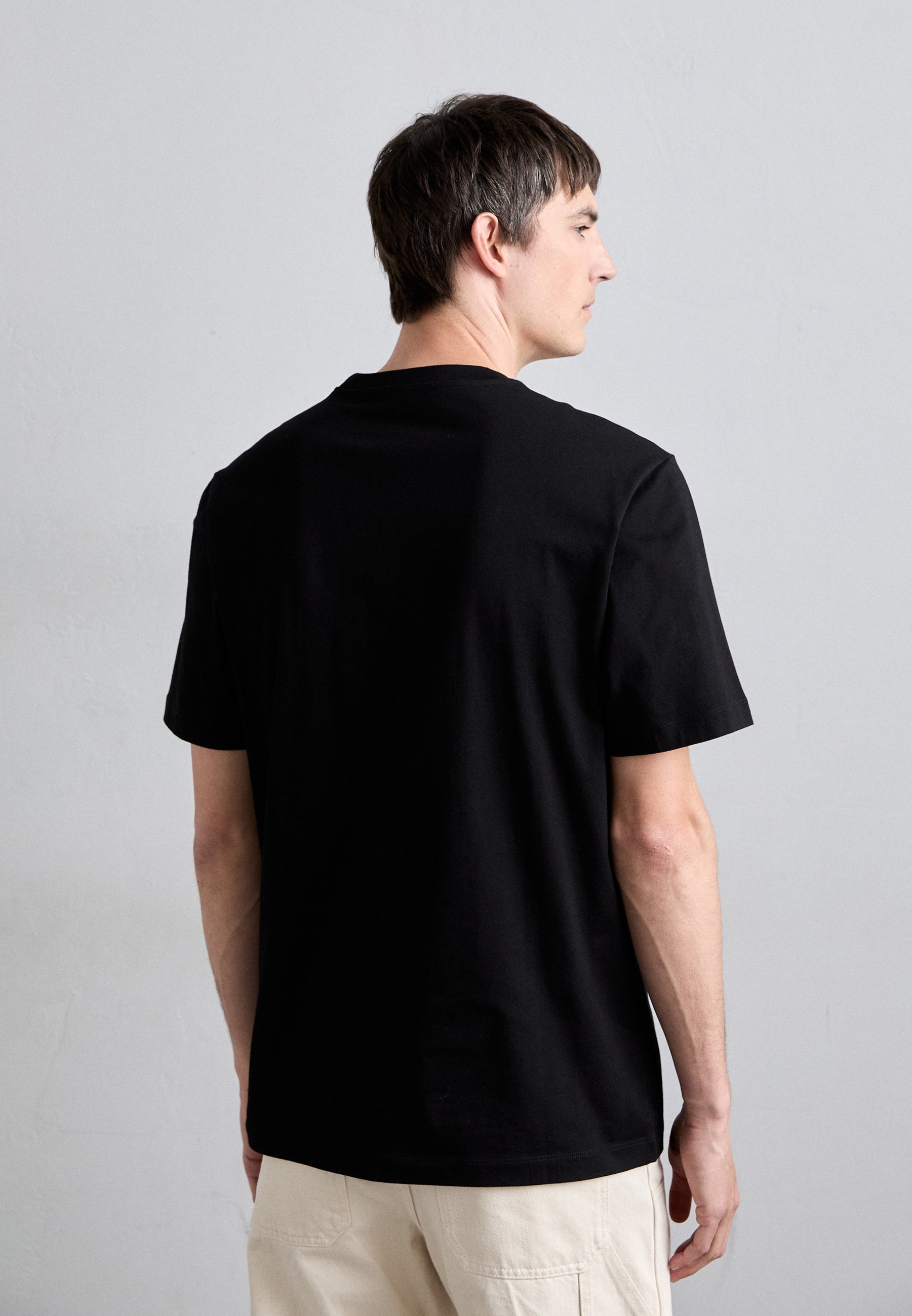 CREST EMBROIDERY - T-shirts med print - blackVersace