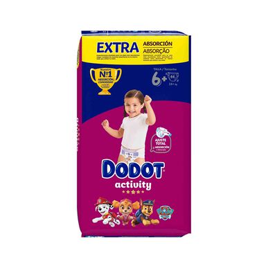 Dodot dječje pelene za aktivnosti 14 kg veličina 6 44 kom 44 kom