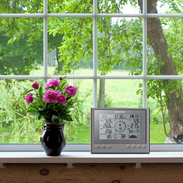 7-in-1 Wireless Weather Station ClimateScout, grey