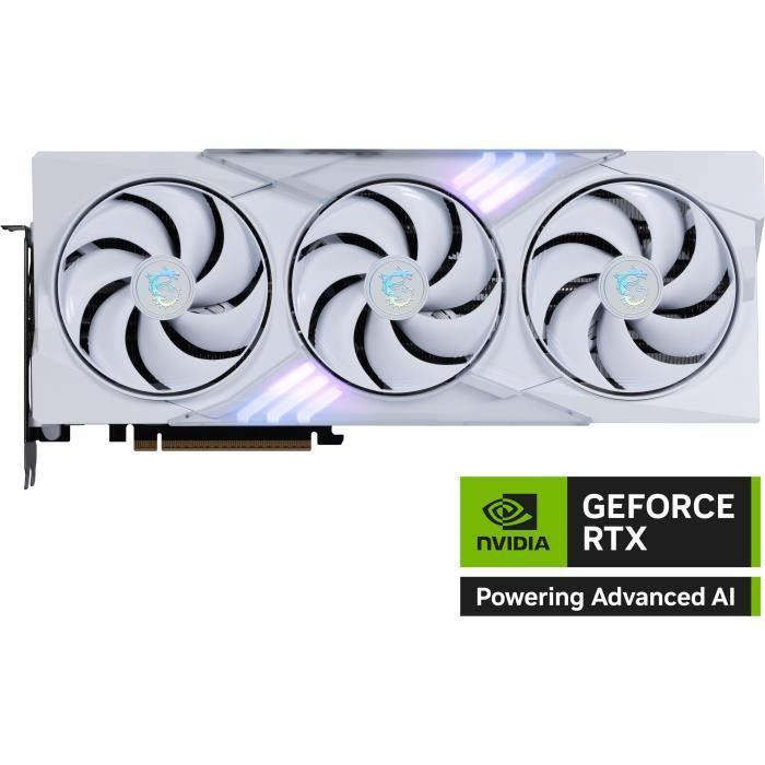 Graphics card - MSI - GAMING GEFORCE RTX 5080 16G TRIO OC WHITE NVIDIA 16 GB GDDR7