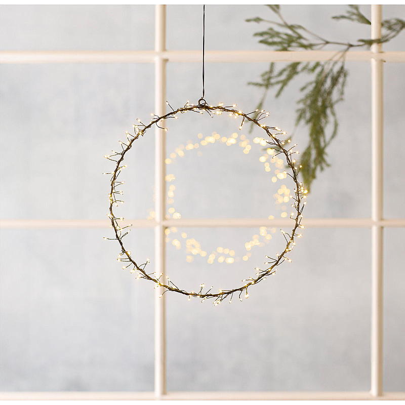 Hjem Lyskæde cirkel 40 cm 200 LED