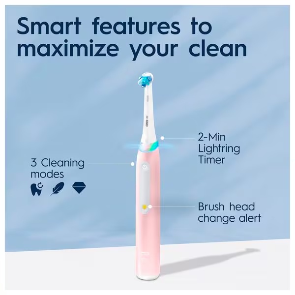 Oral-B iO Series 3s електрична четкица за зубе<br>розе боје