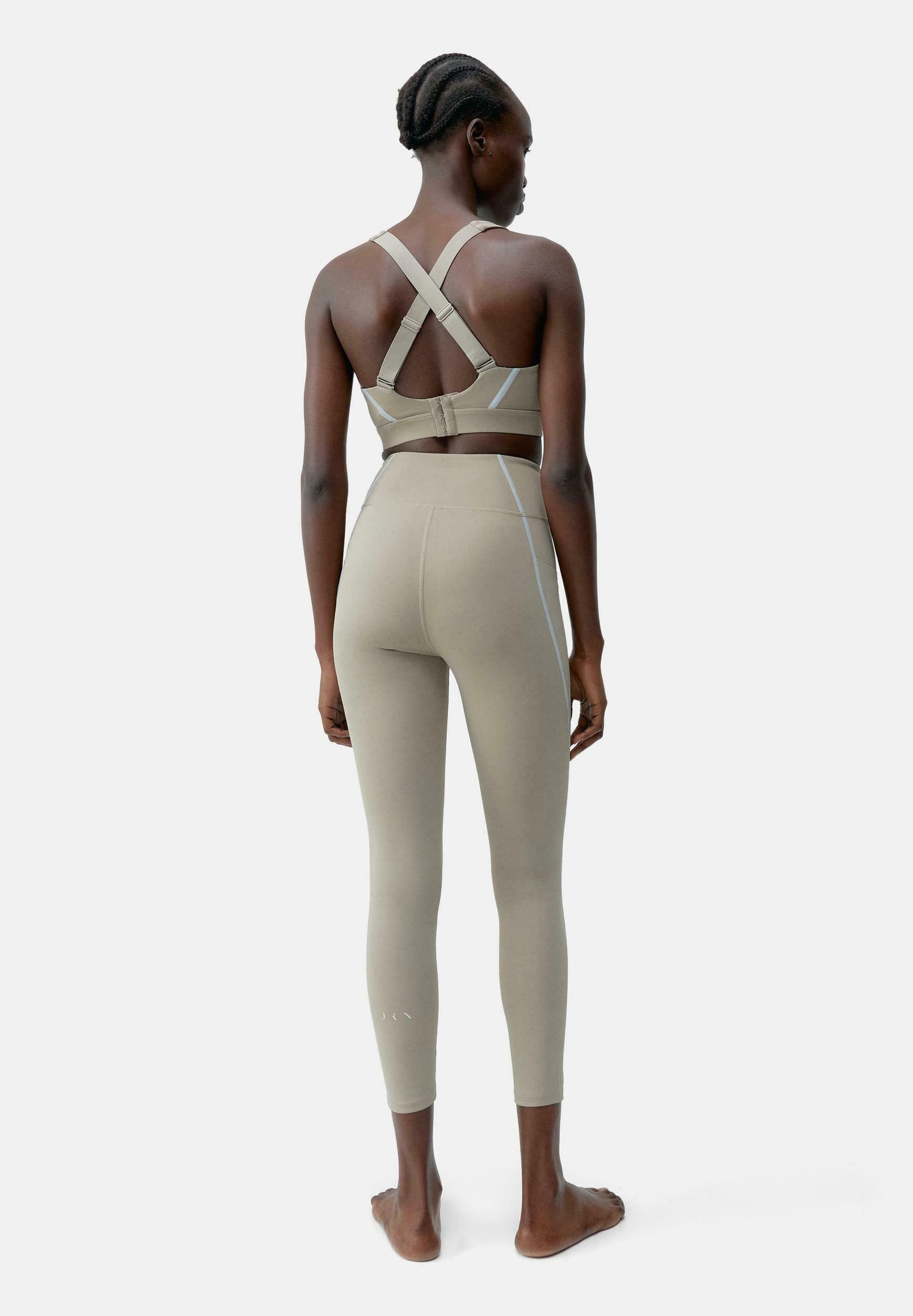Soutien-gorge de sport Born Living Yoga à maintien moyen - beige