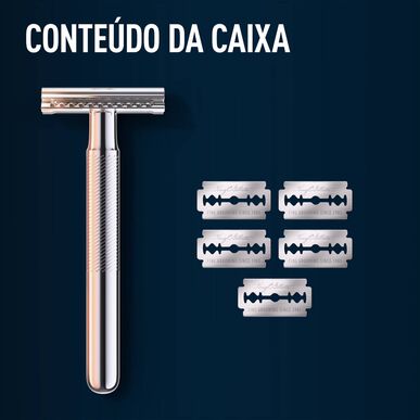 Gillette King C Double-Fiber -partahöyläpakkaus. Miesten parranajokone, 1 kpl.