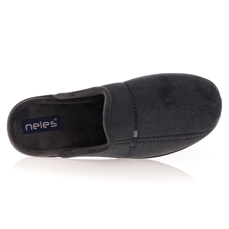 Pantofole da uomo grigie