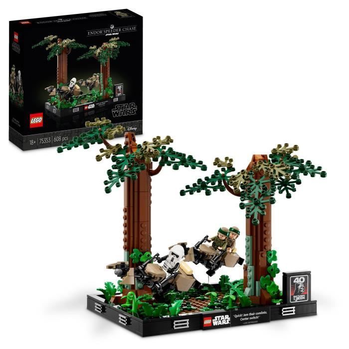 LEGO® Star Wars 75353 Speeder Chase Diorama op Endor, met Luke Skywalker