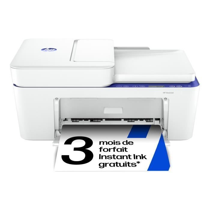 Imprimante tout-en-un HP Deskjet 4230e Jet d'encre couleur Copie Scan - 3 mois d'Instant ink inclus avec HP+