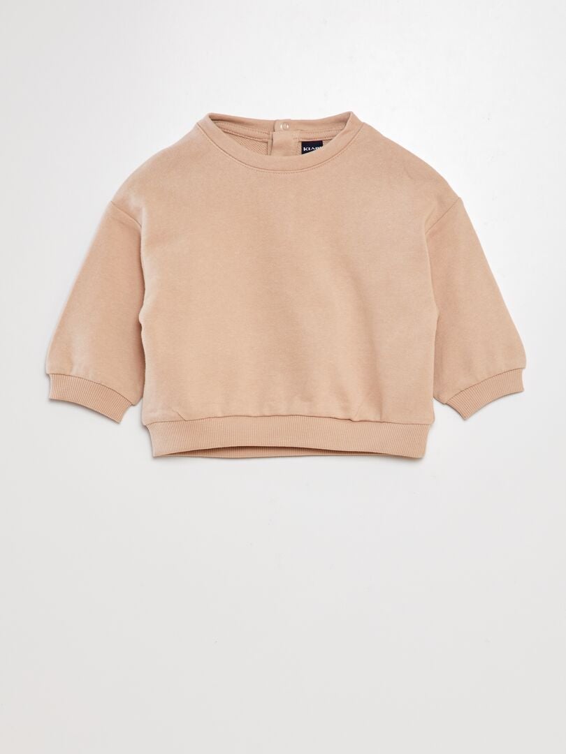 Set effen sweatshirts - BLAUW